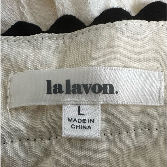 Cream Sundress w/ Black trim. Size L. NWOT. - Picture 10 of 11